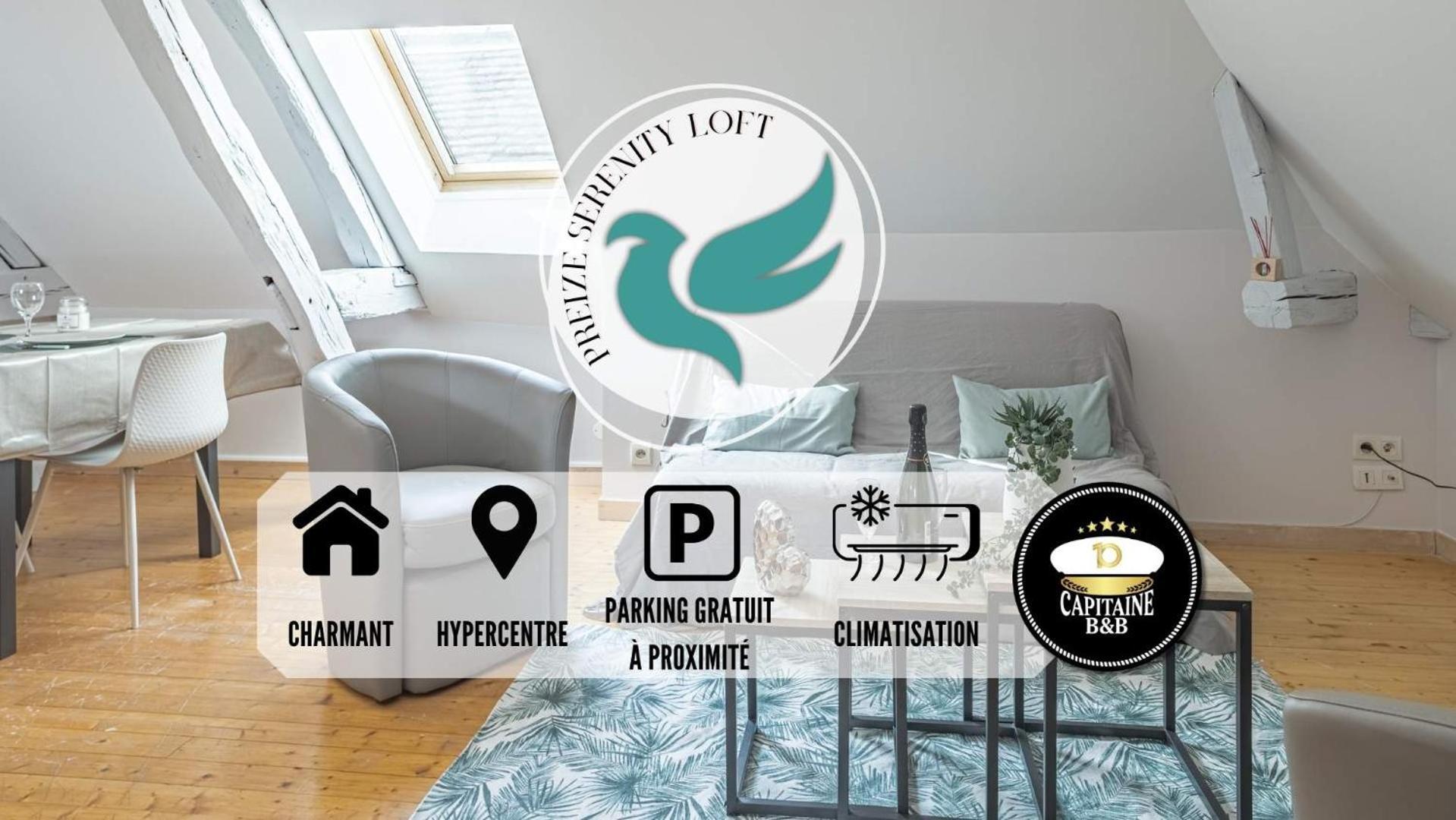 Preize Serenity Loft - Hypercentre - 2 Pers. Troyes Buitenkant foto
